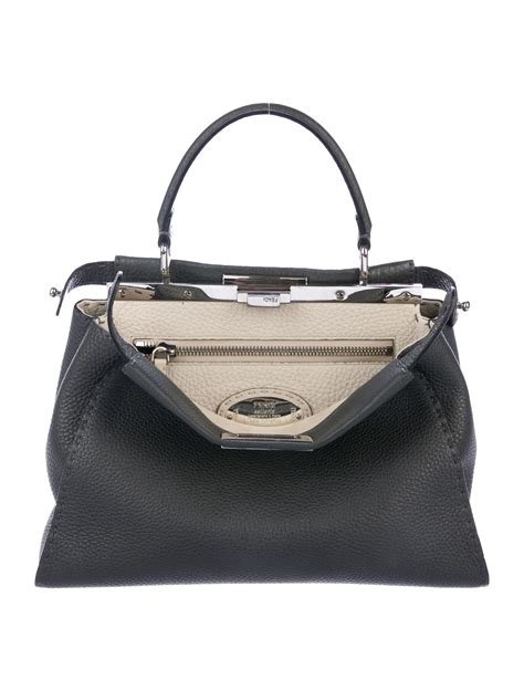 fendi medium selleria peekaboo bag|Fendi peekaboo bag review.